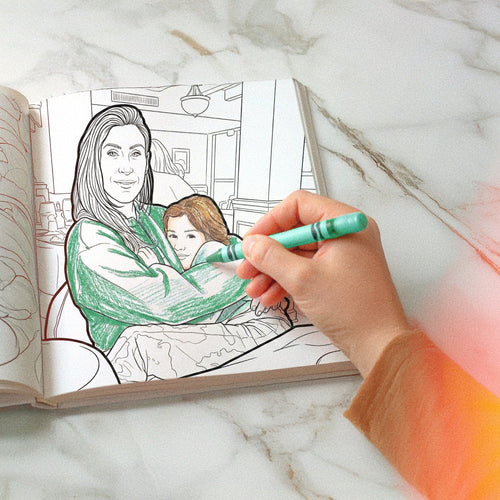 Custom Memory Coloring Book